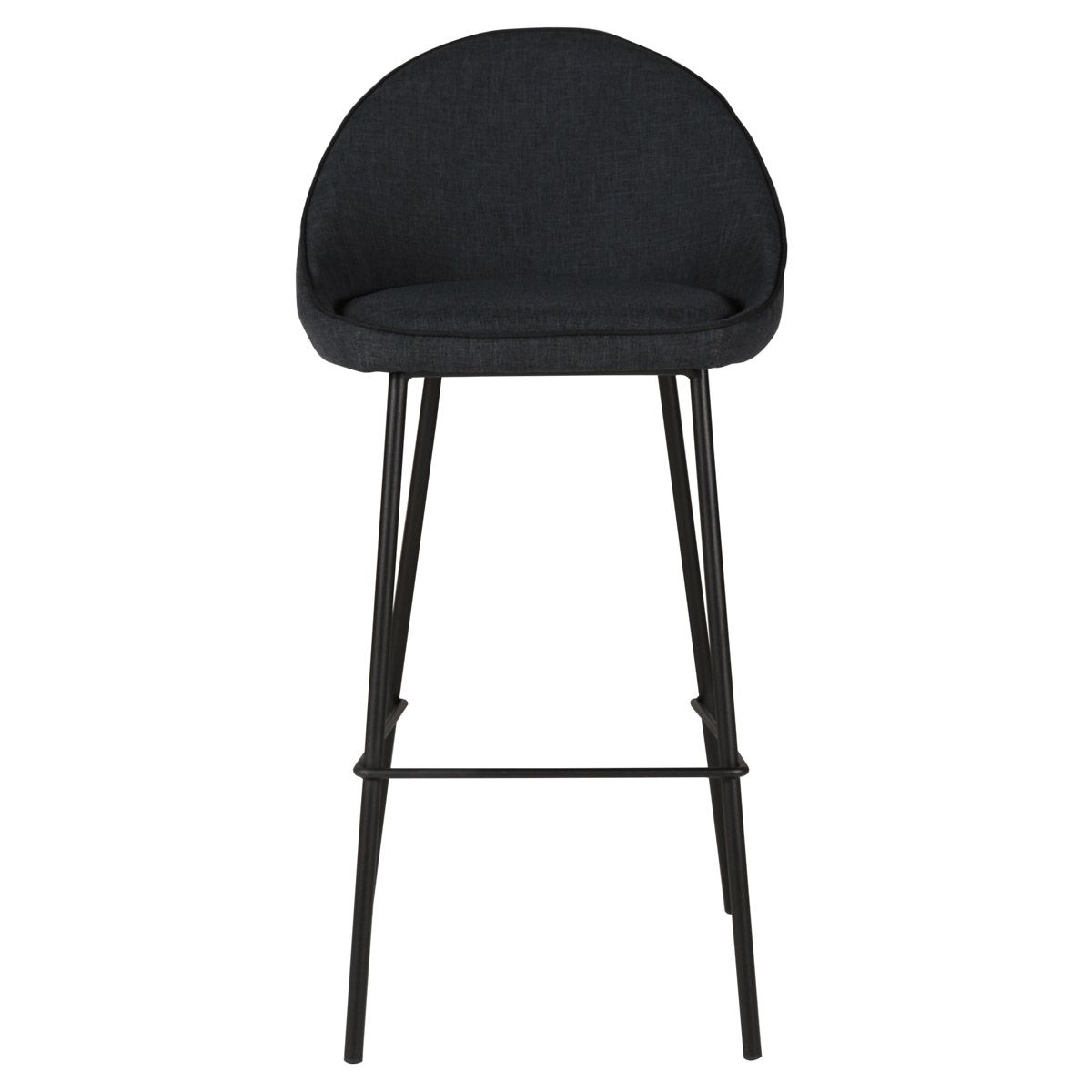 Krzesło barowe Maya ciemnoszare 75cm Zago