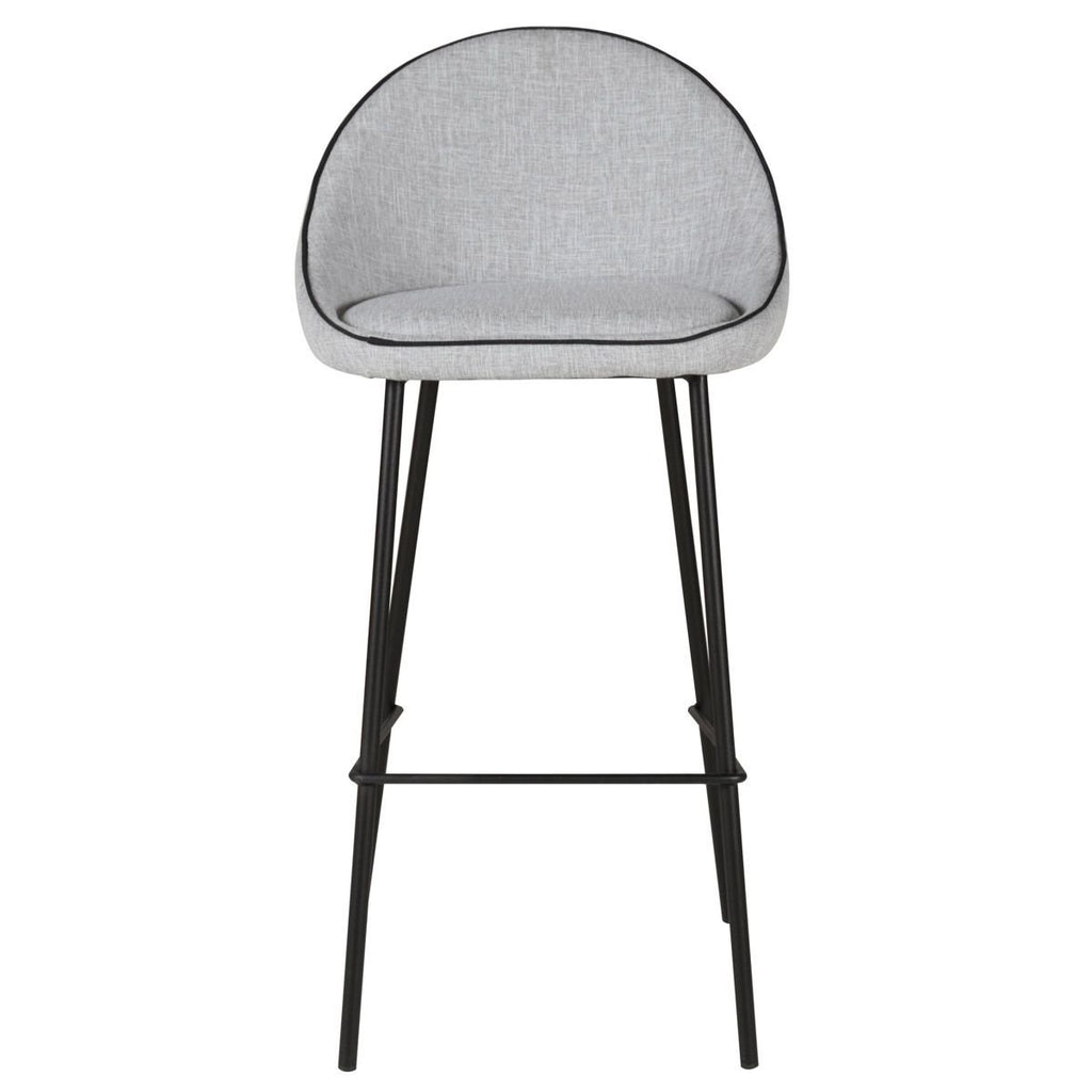 Krzesło barowe Maya jasnoszare 75cm Zago