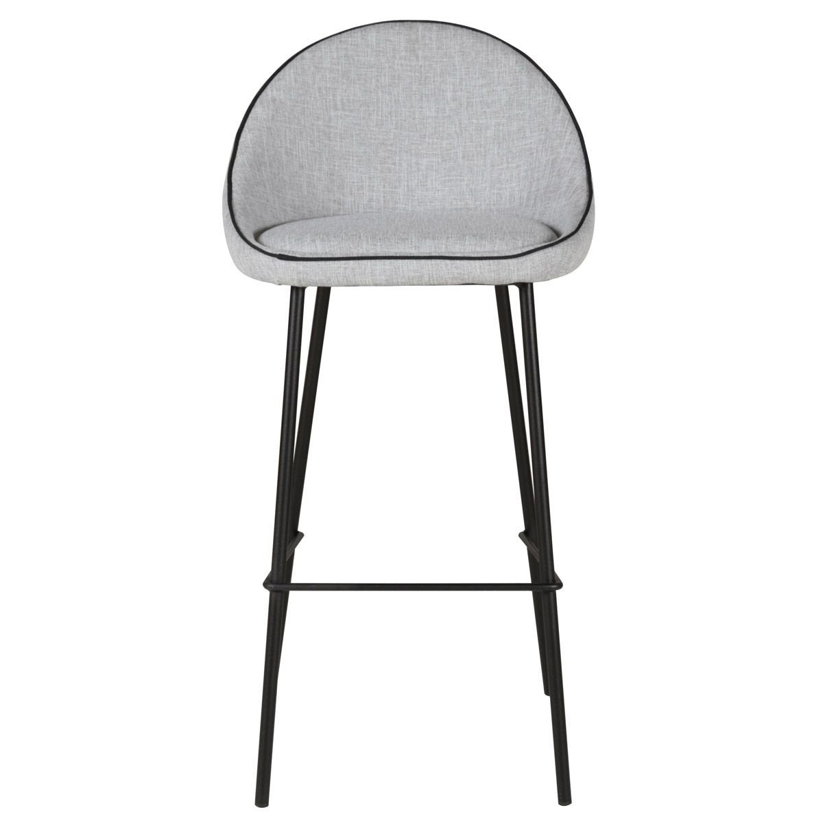 Krzesło barowe Maya jasnoszare 75cm Zago