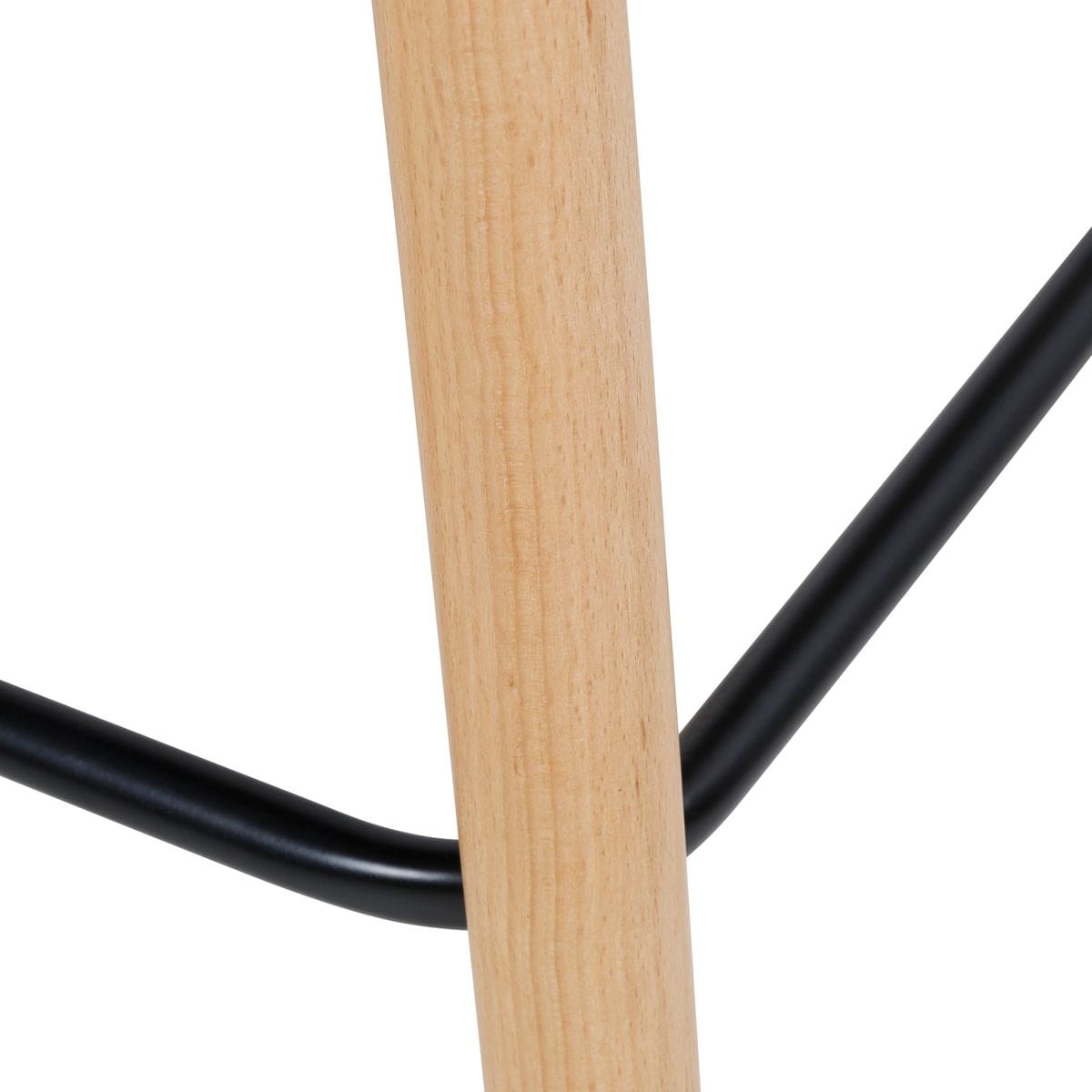 Krzesło barowe Tiago szare siedzisko 75 cm Zago