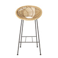 Krzesło barowe Yonne naturalny rattan Bloomingville
