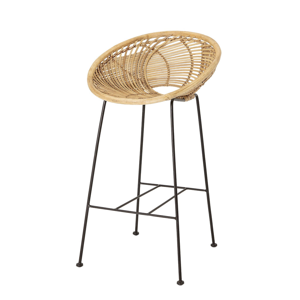 Krzesło barowe Yonne naturalny rattan Bloomingville