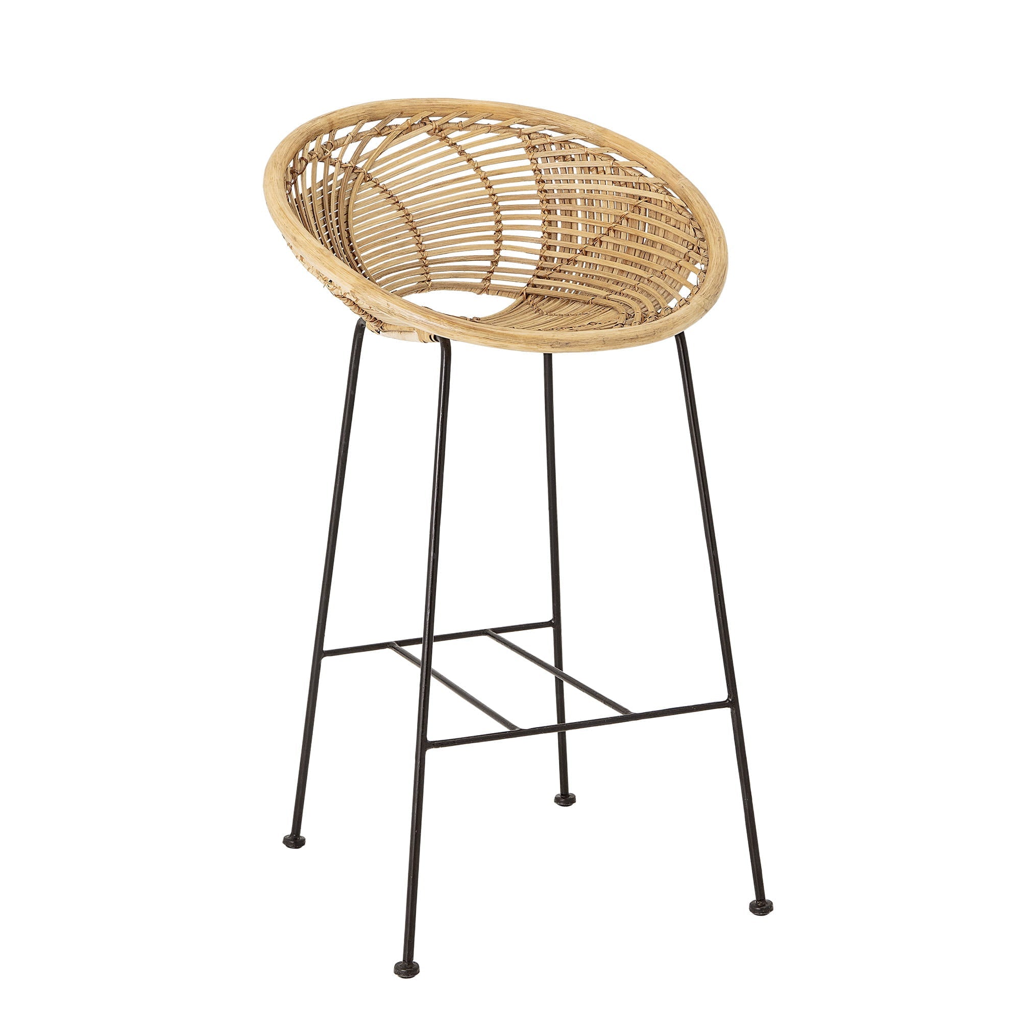 Krzesło barowe Yonne naturalny rattan Bloomingville