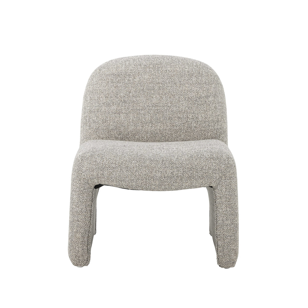 Krzesło dziecięce Neel boucle fotel jasnoszare Bloomingville Mini