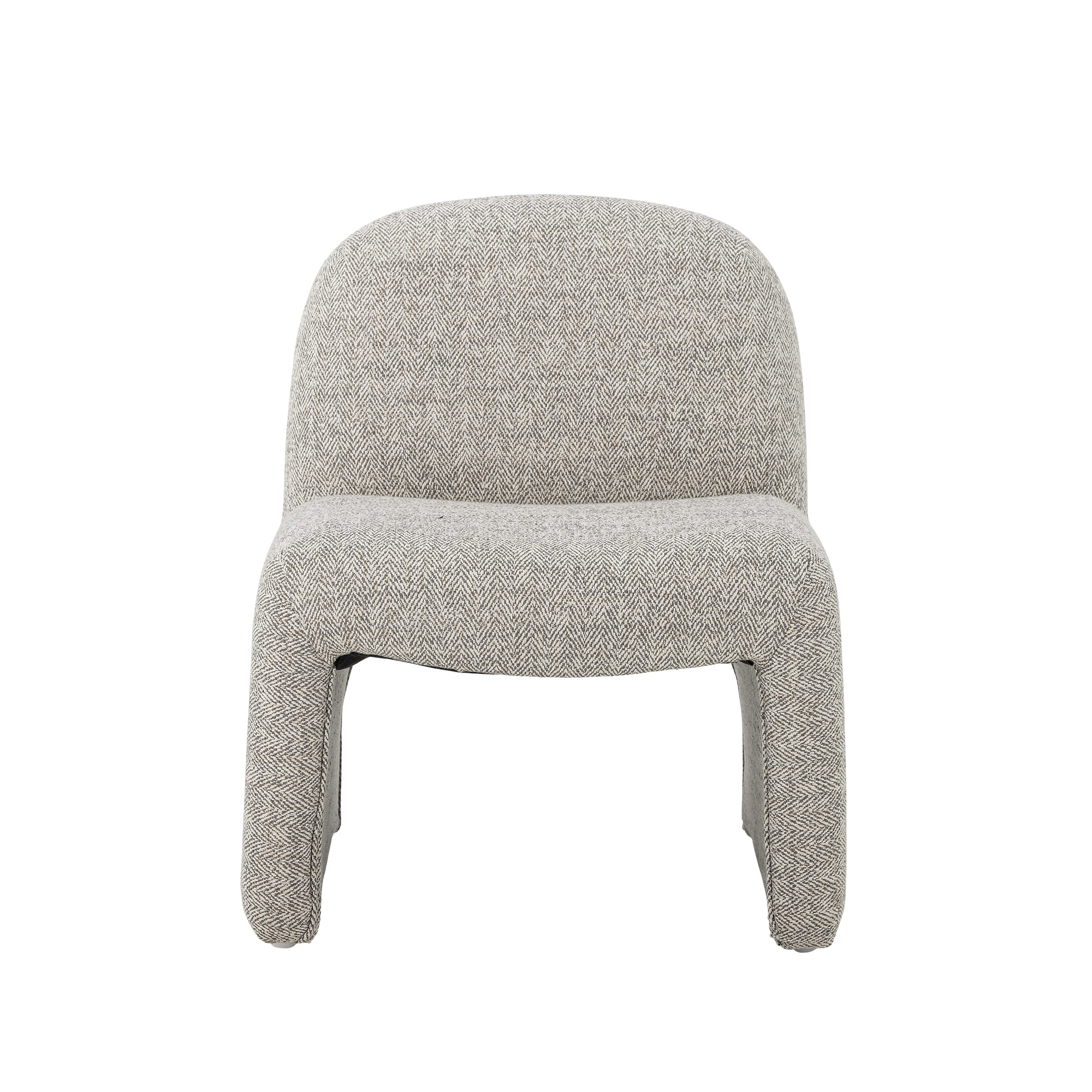 Krzesło dziecięce Neel boucle fotel jasnoszare Bloomingville Mini