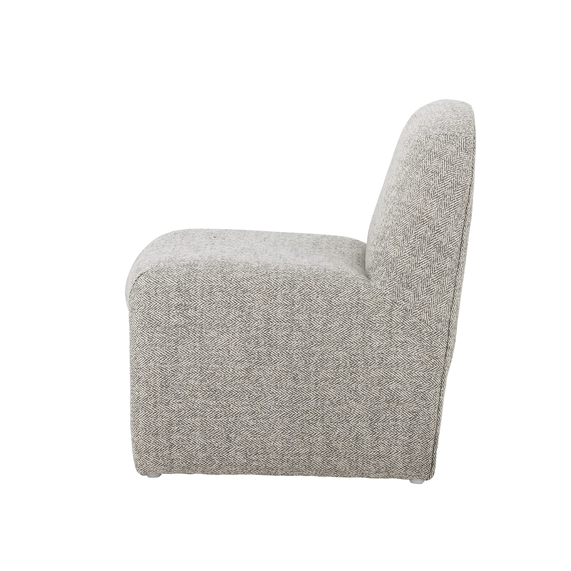 Krzesło dziecięce Neel boucle fotel jasnoszare Bloomingville Mini