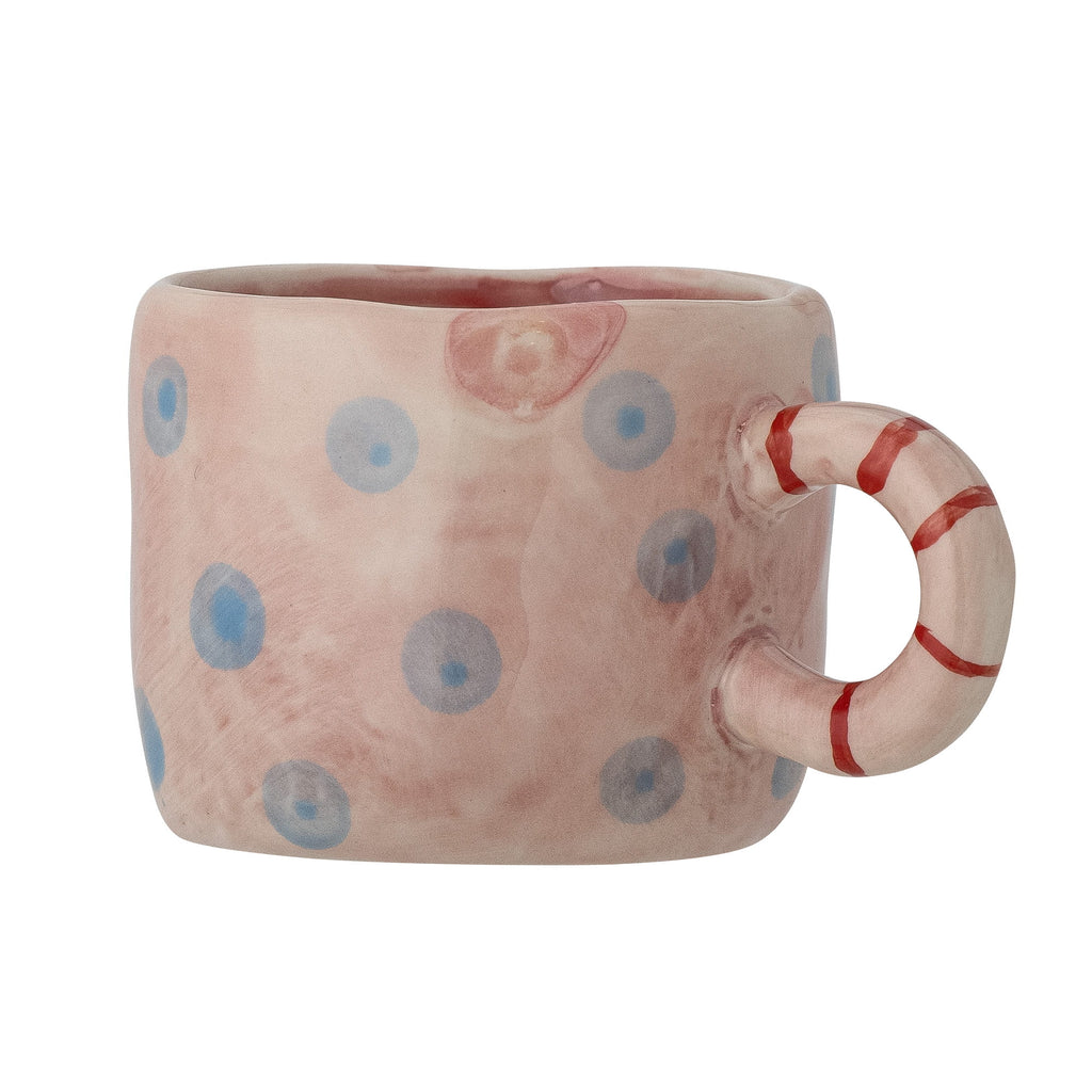 Kubek Bloomingville Nini kropki 100 ml dla dzieci / do espresso różowy Bloomingville