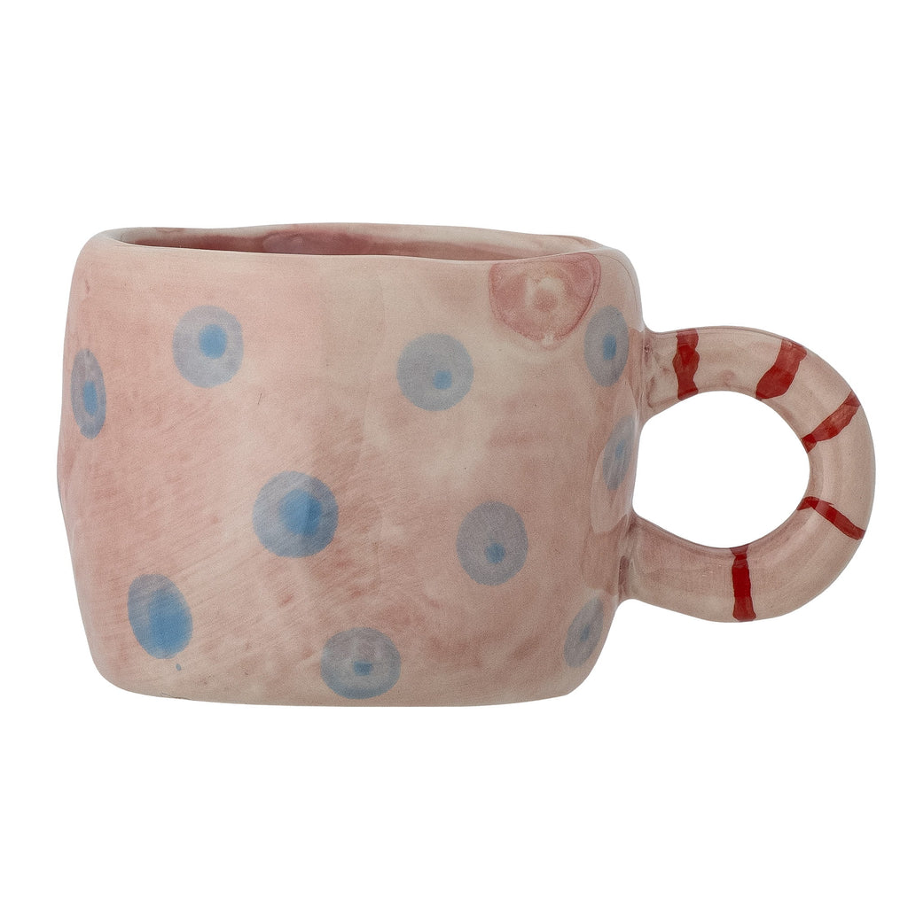 Kubek Bloomingville Nini kropki 100 ml dla dzieci / do espresso różowy Bloomingville