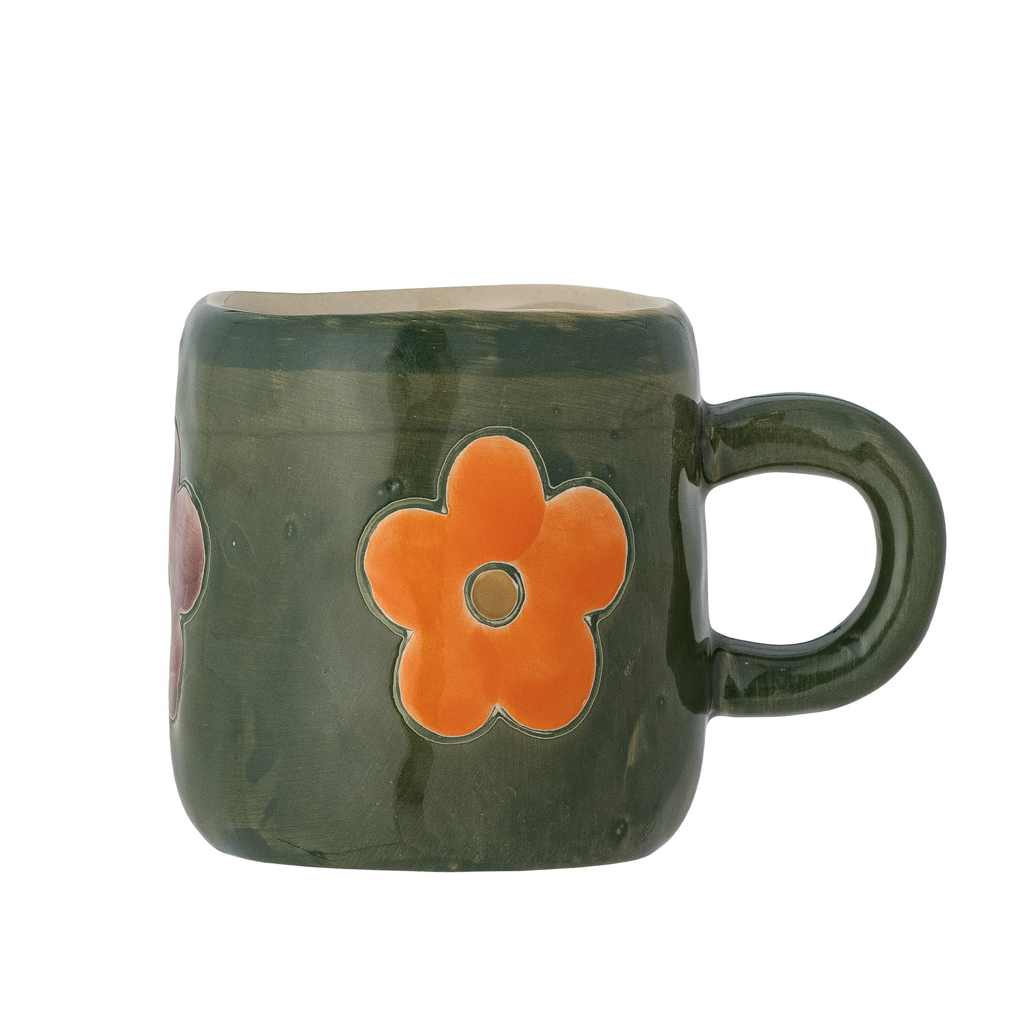 Kubek dziecięcy / espresso Bloomingville ADDY zielony Śr.5,5x6,5 cm 130 ml bez marki