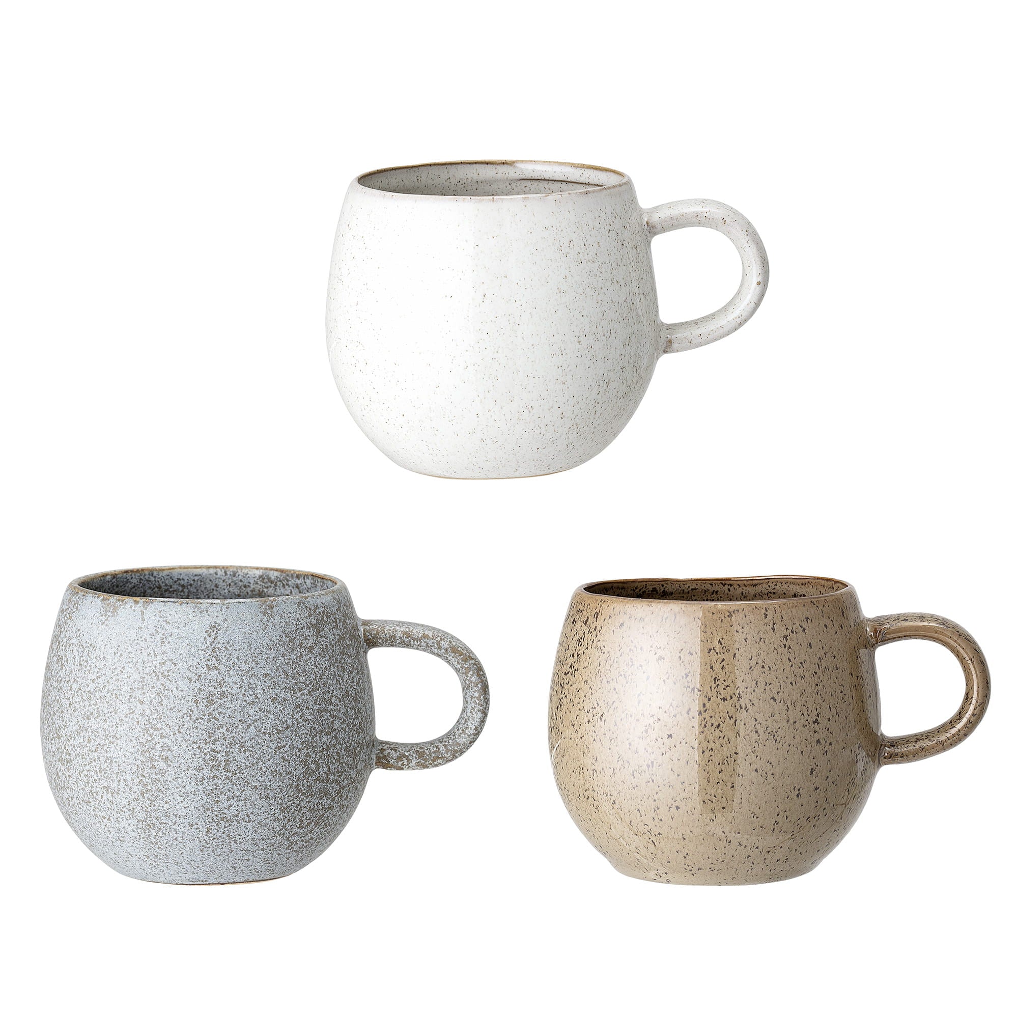 Kubki Bloomingville Addison ceramika 3 sztuki 500 ml Bloomingville