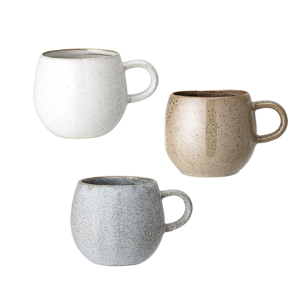 Kubki Bloomingville Addison ceramika 3 sztuki 500 ml Bloomingville