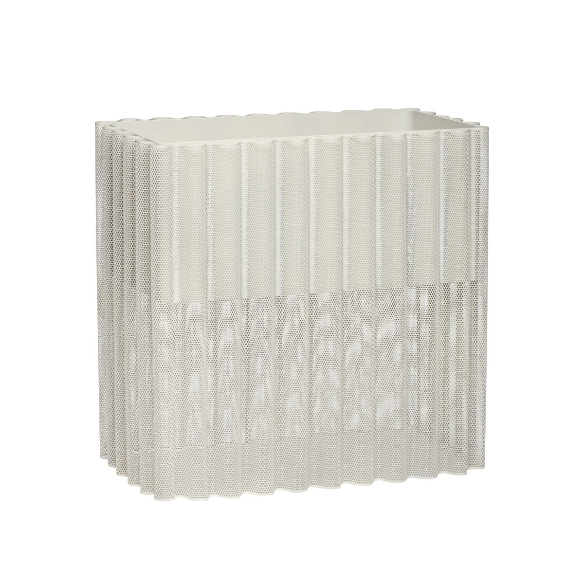 Kwietnik metalowy jasnoszary 47x27xh45cm Hübsch