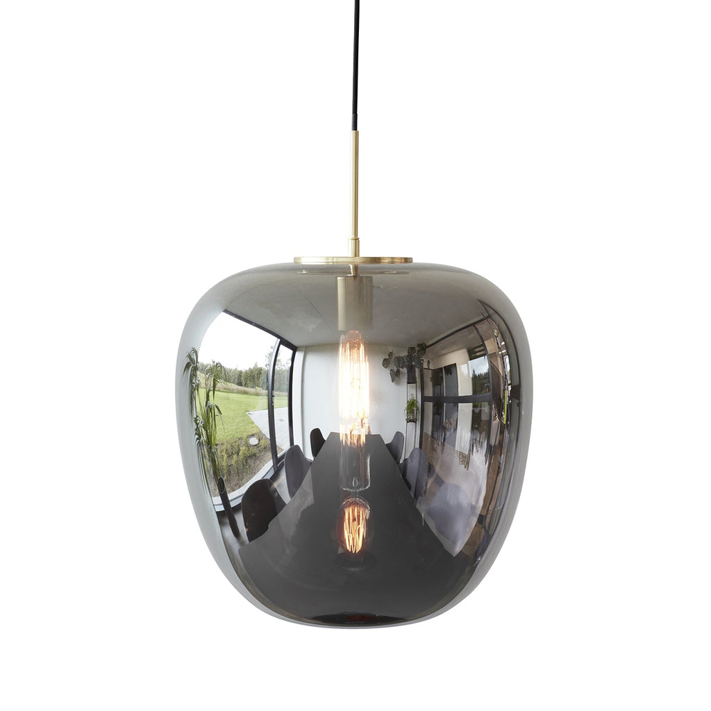 Lampa Egg z lustrzanym efektem duża Ø40x40cm Hübsch