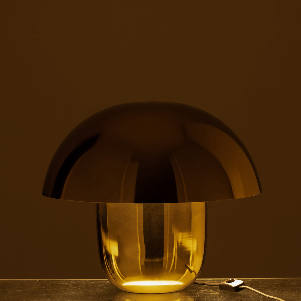 Lampa Fungi duża grzybek złota ø50x45 cm J - LINE