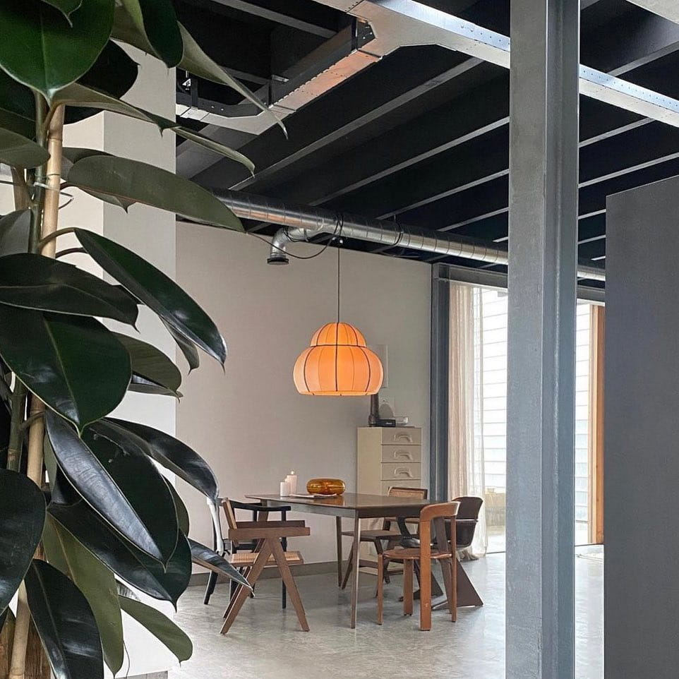 Lampa Indochina Classic Dome kapelusz jedwab ø64x52 cm OI SOI OI