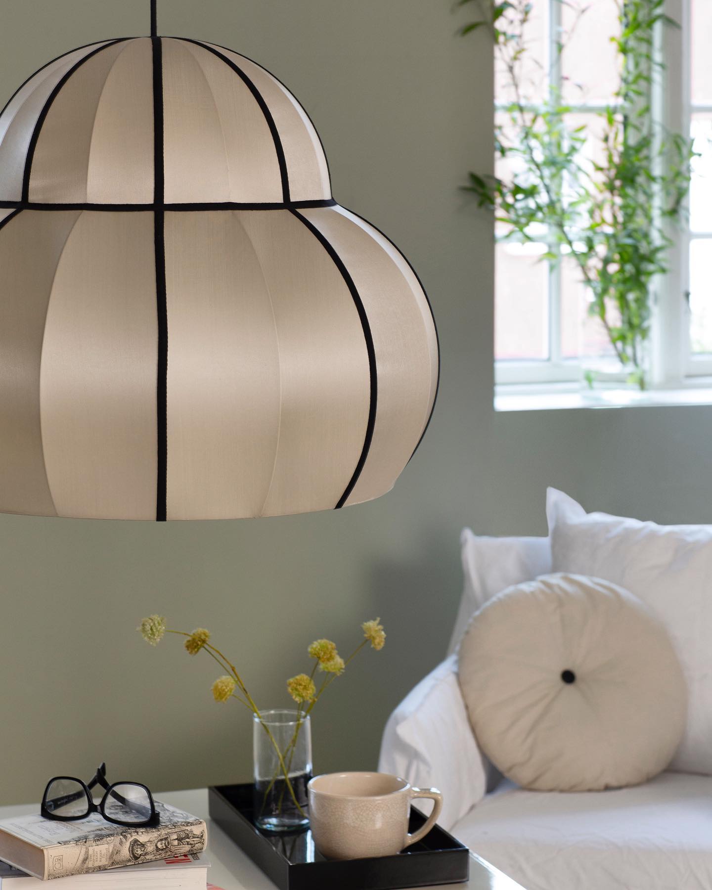 Lampa Indochina Classic Dome kapelusz jedwab ø64x52 cm OI SOI OI