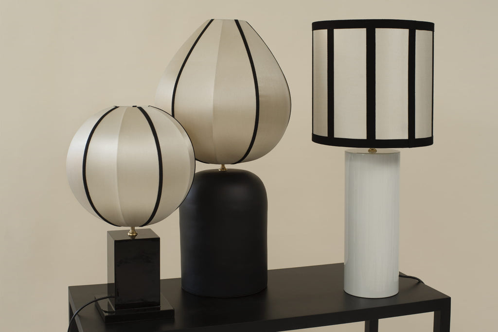 Lampa Indochina Classic Lotus jedwab ø36x37 cm OI SOI OI
