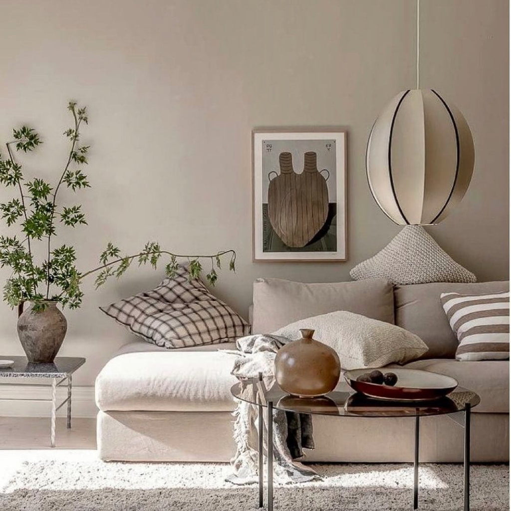 Lampa Indochina Classic Oval L owalna jedwab ø44x54 cm OI SOI OI