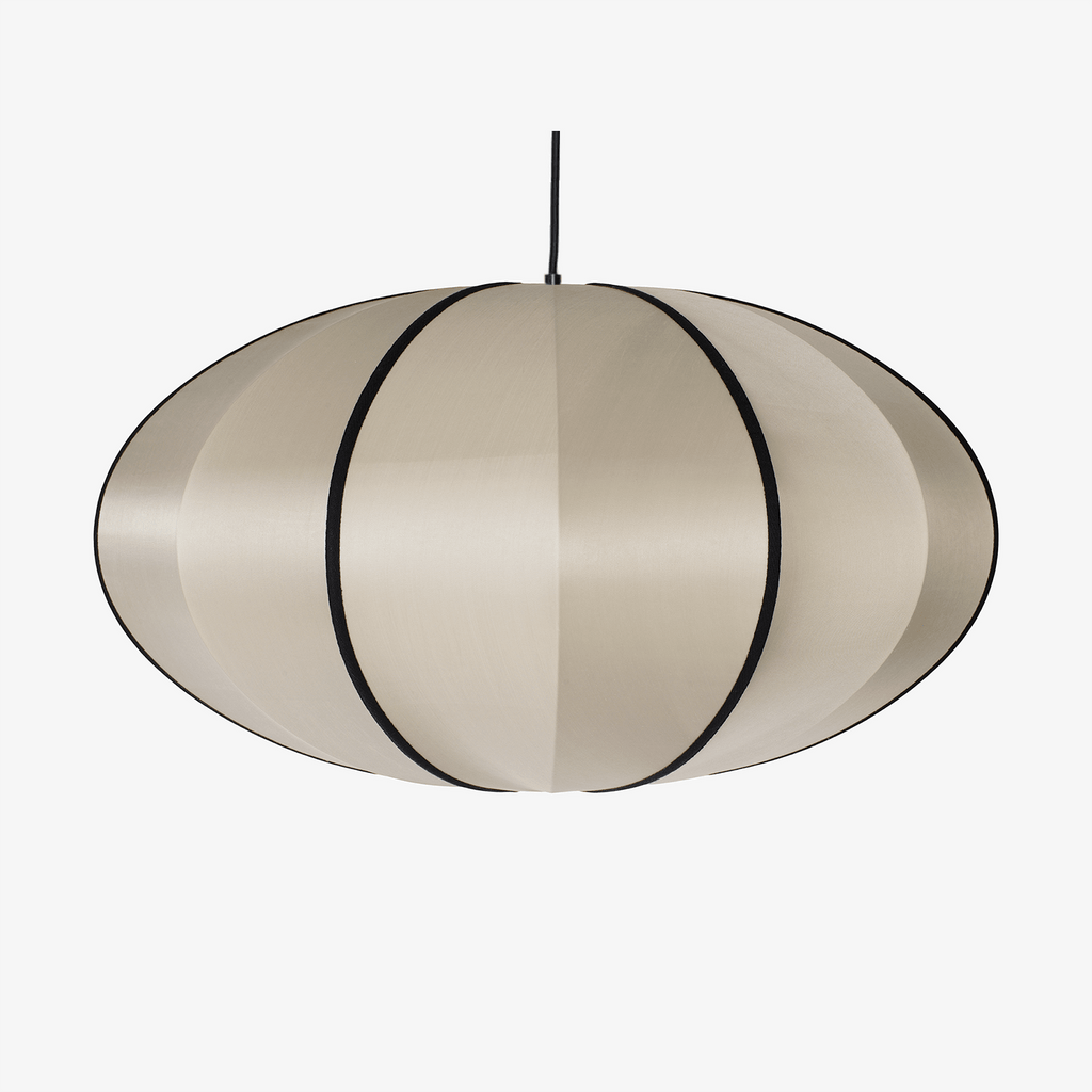 Lampa Indochina Classic Pumpkin owalna jedwab ø65x38 cm OI SOI OI
