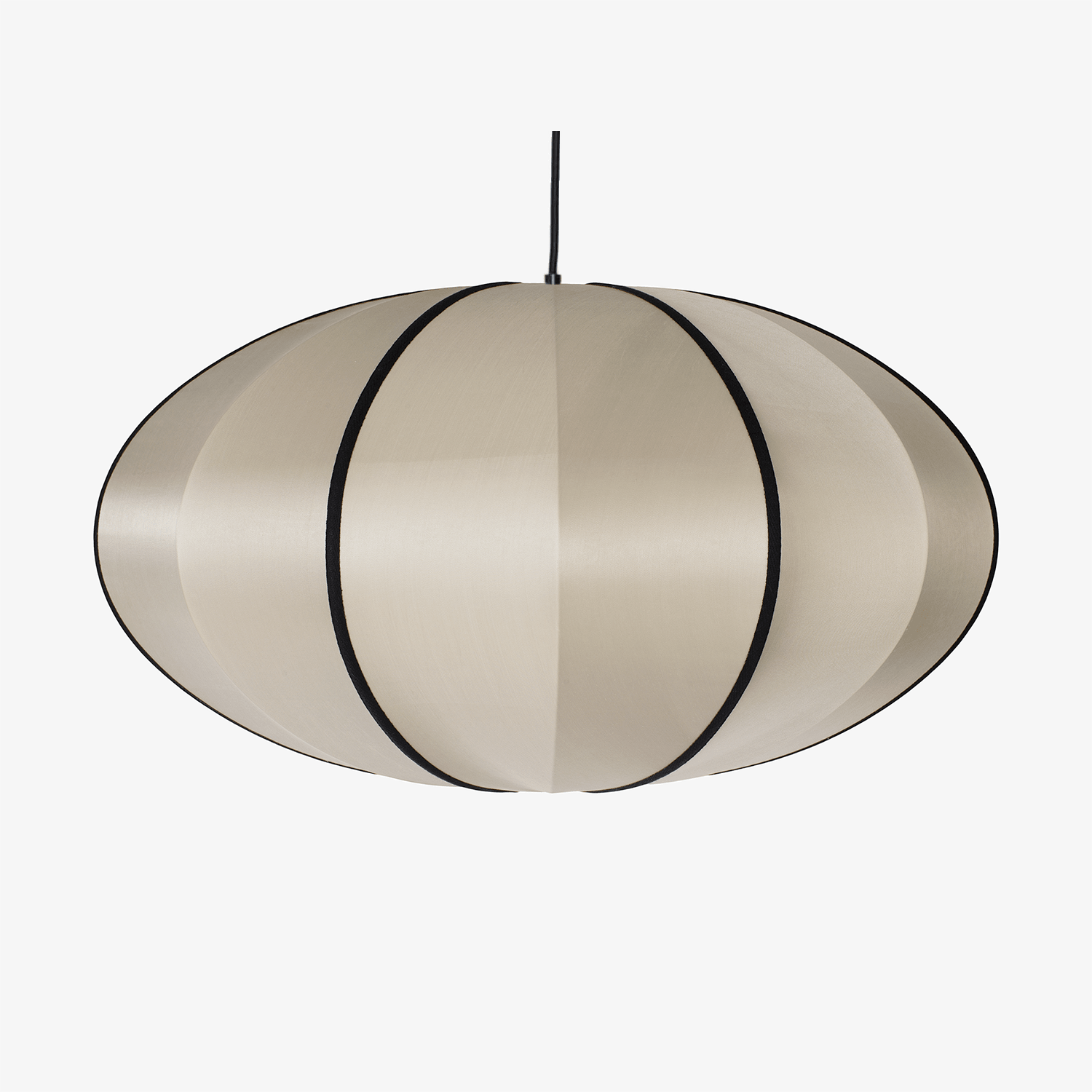 Lampa Indochina Classic Pumpkin owalna jedwab ø65x38 cm OI SOI OI