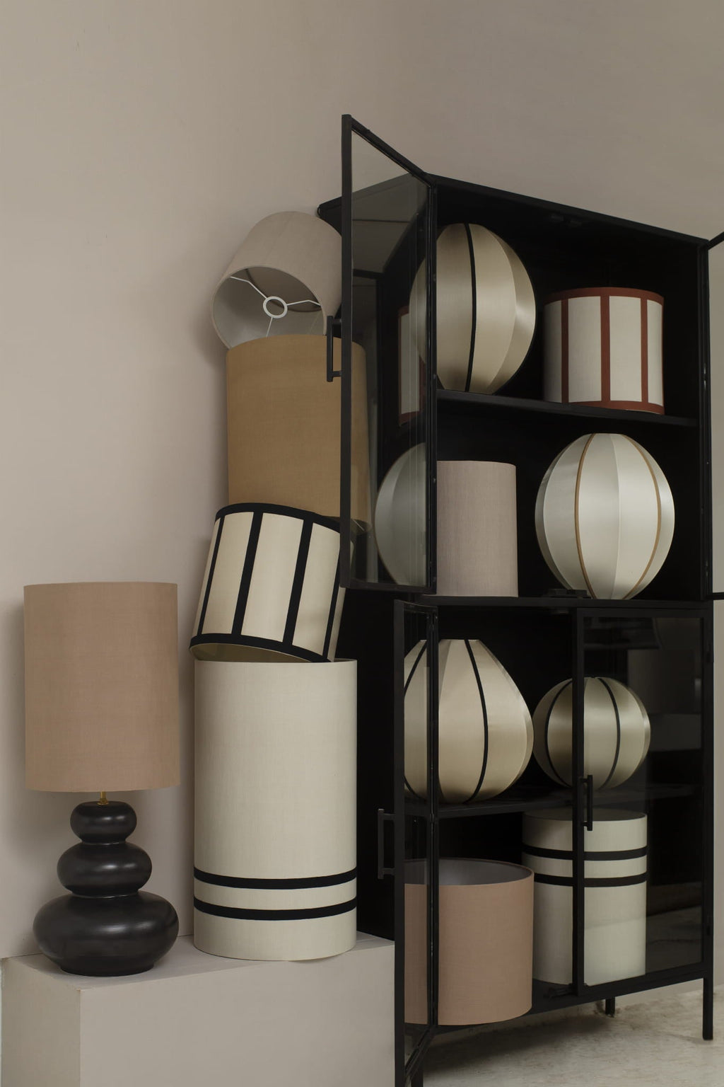 Lampa Indochina Classic Round L okrągła jedwab ø44 cm OI SOI OI