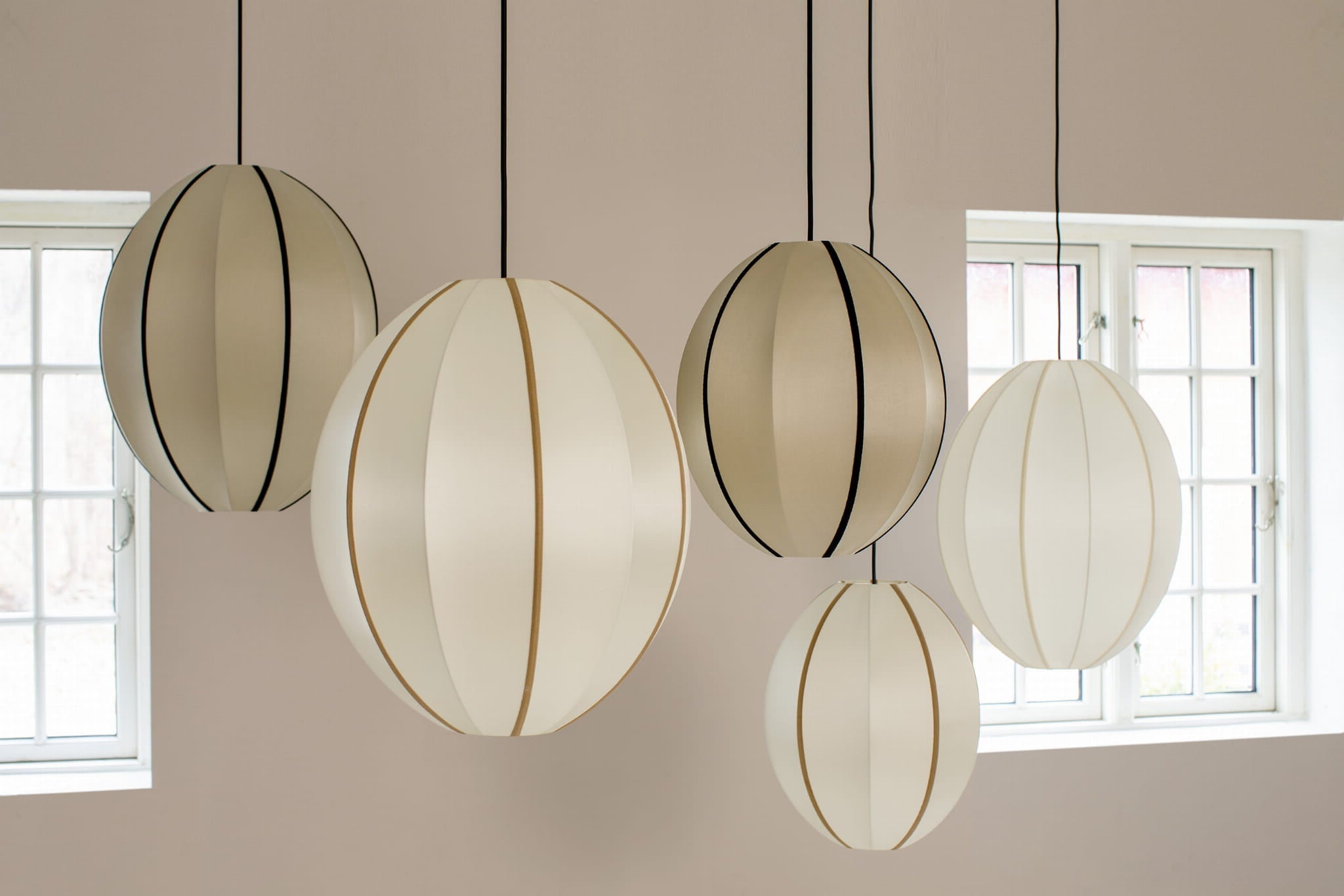 Lampa Indochina Classic Round L okrągła jedwab ø44 cm OI SOI OI