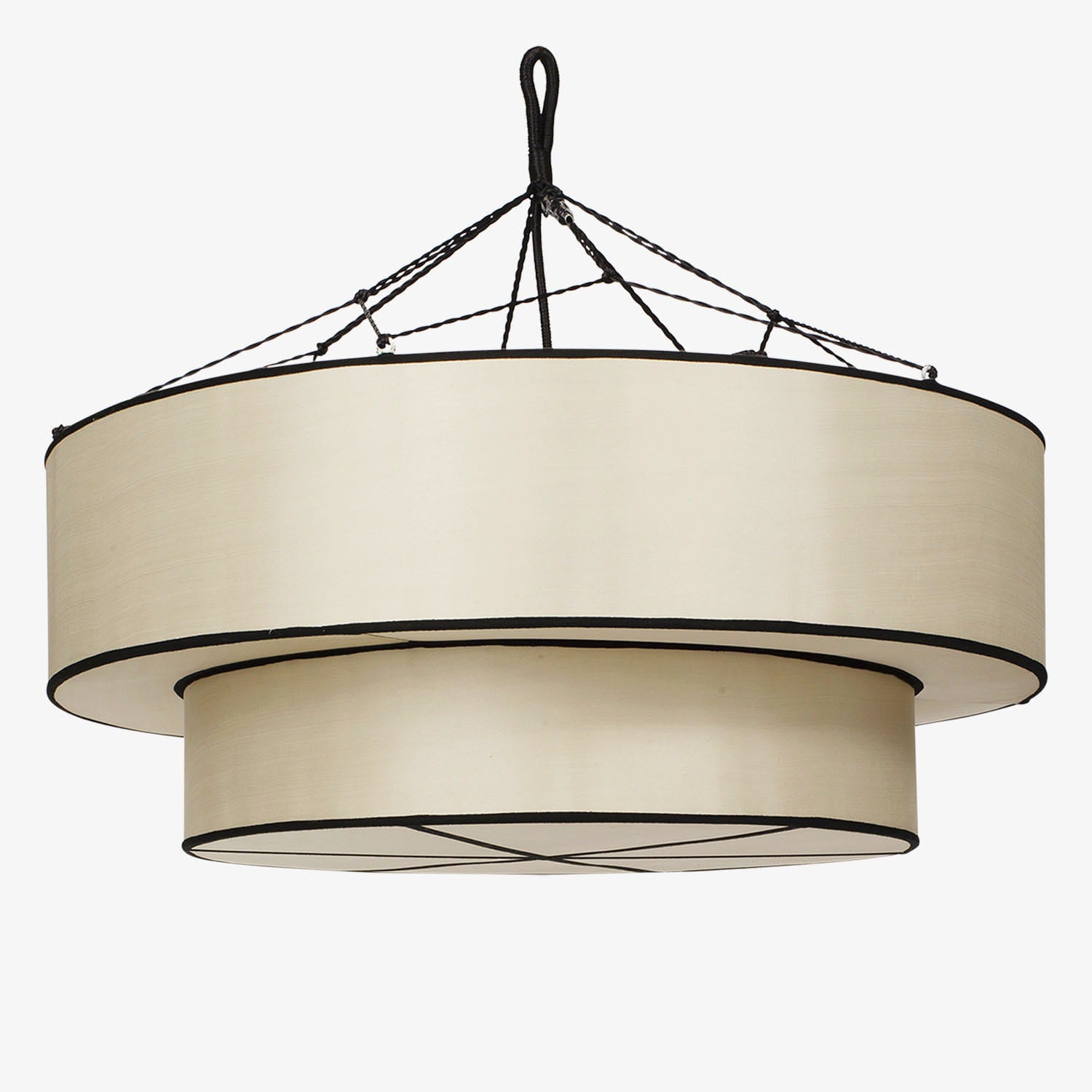 Lampa Indochina Classic Tophat jedwab ø75x54cm OI SOI OI
