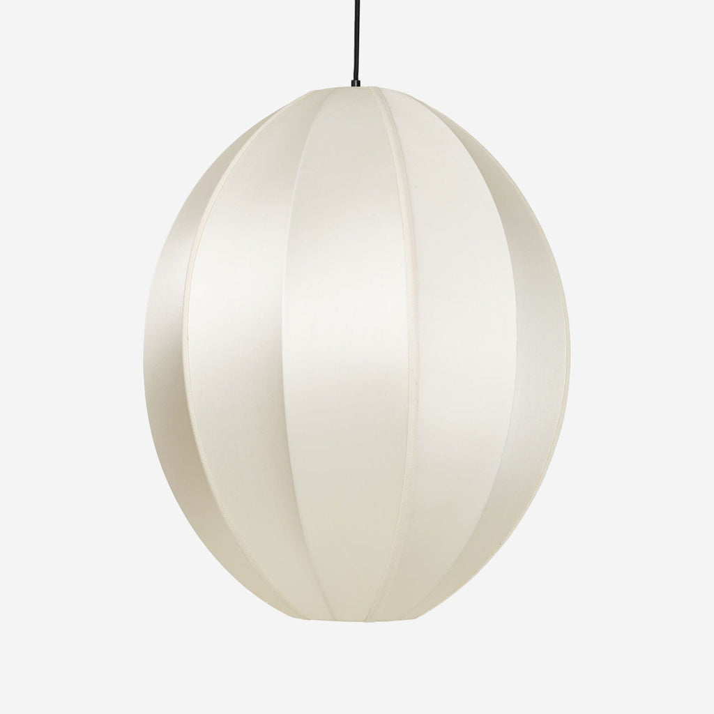 Lampa Indochina Offwhite Oval L owalna jedwab ø44x54 cm OI SOI OI