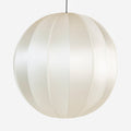 Lampa Indochina Offwhite Round XL okrągła jedwab ø58 cm OI SOI OI