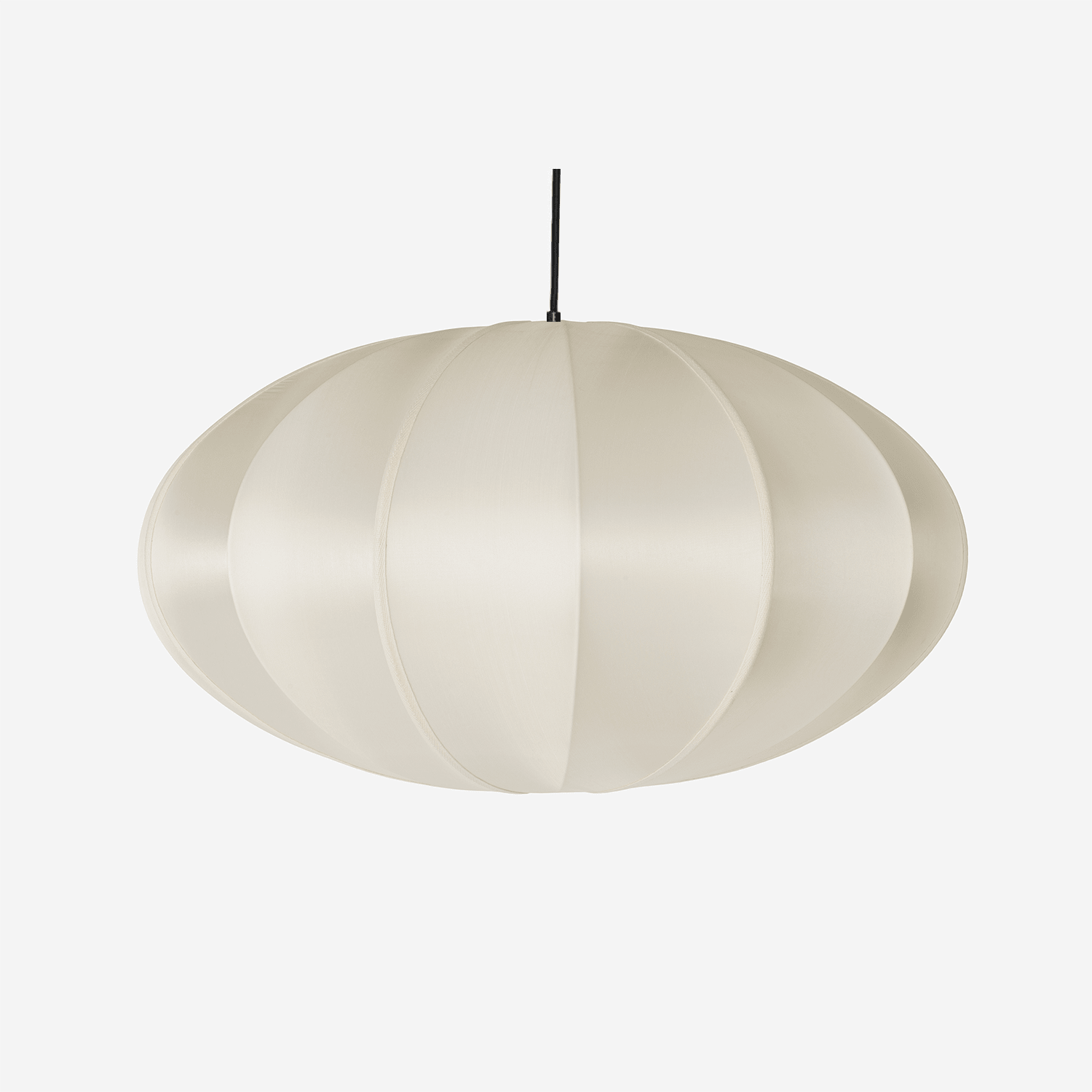 Lampa Indochina Pumpkin offwhite owalna jedwab ø65x38 cm OI SOI OI