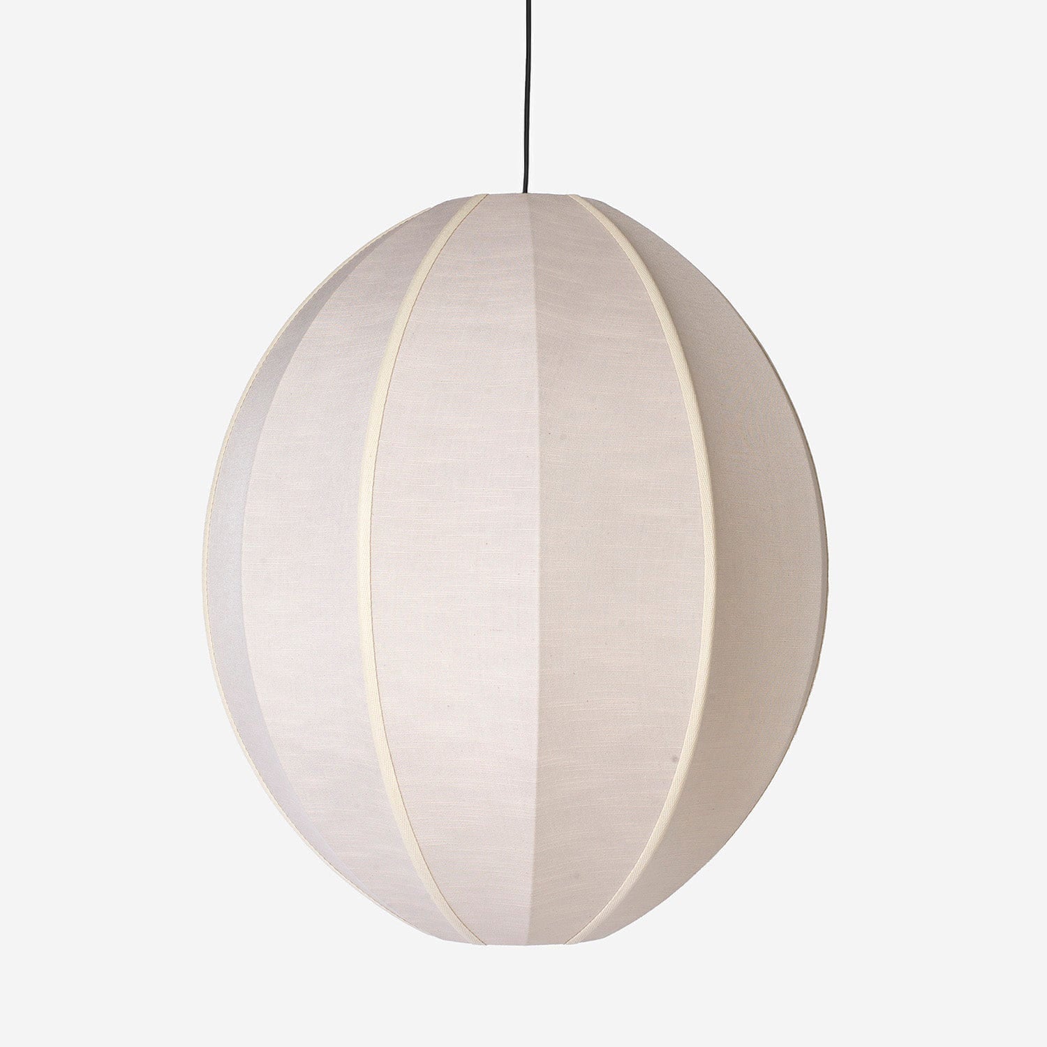 Lampa Indochina Sand Oval L owalna surowy jedwab ø44x54 cm OI SOI OI
