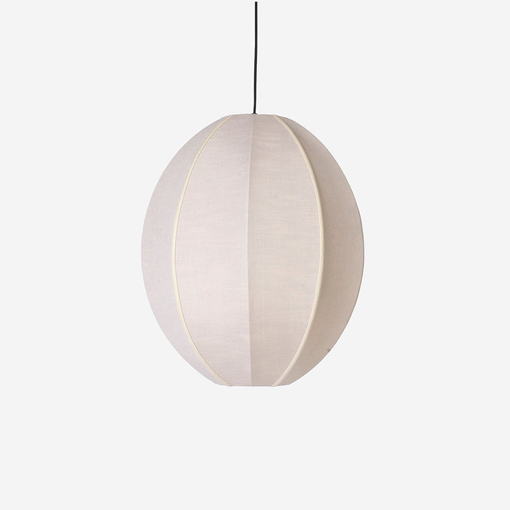 Lampa Indochina Sand Oval S owalna surowy jedwab ø35x40 cm OI SOI OI