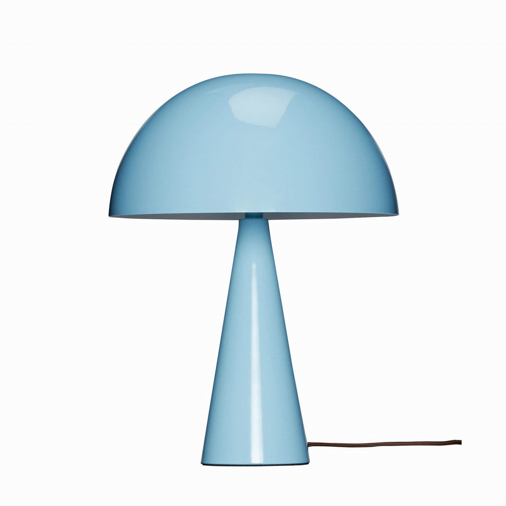 Lampa Mush Mini błękitna grzybek ø25x33cm Hübsch