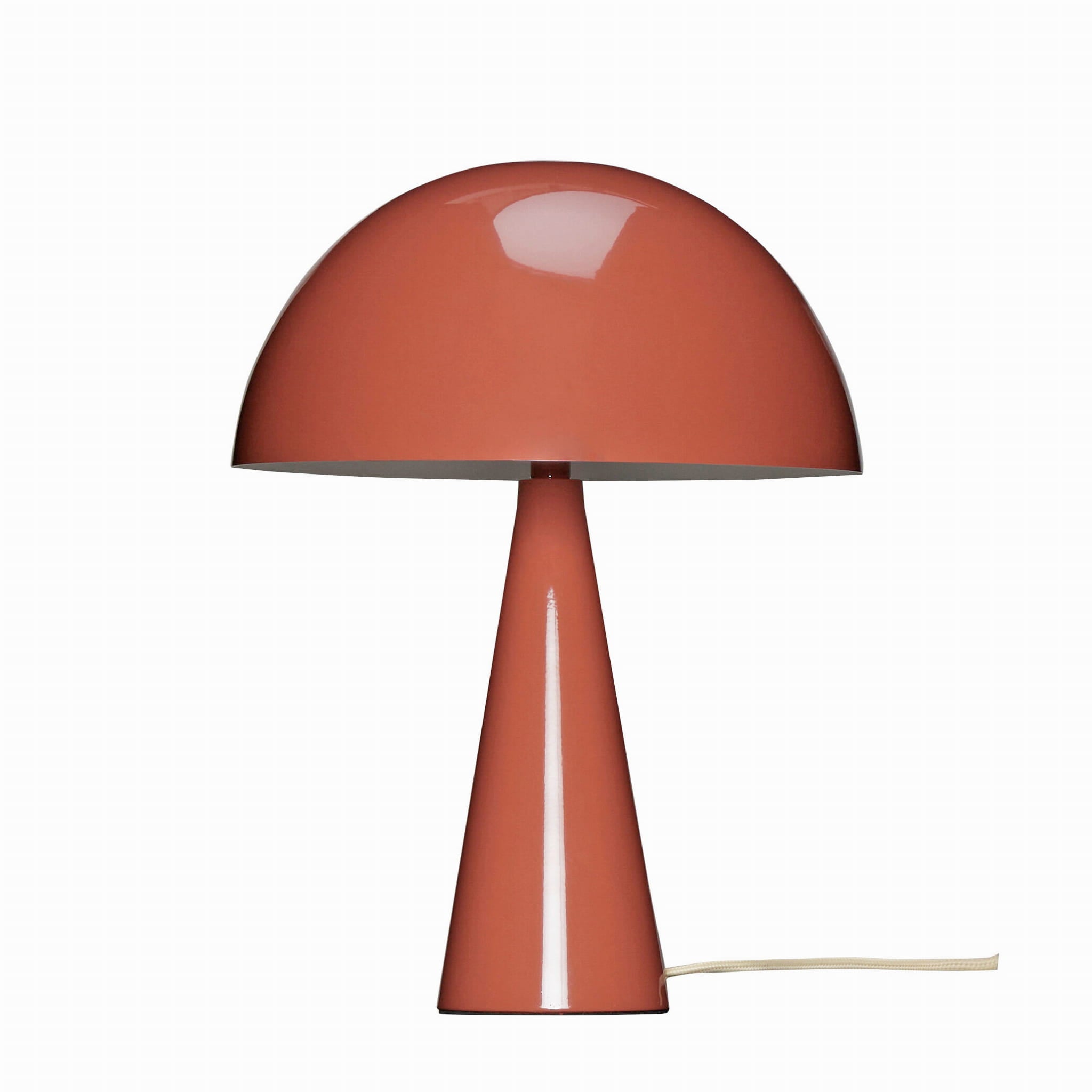 Lampa Mush Mini bordowa grzybek ø25x33cm Hübsch