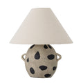 Lampa Nellie kamionka w kropki Śr. 33x37 cm Bloomingville Wabi sabi Bloomingville