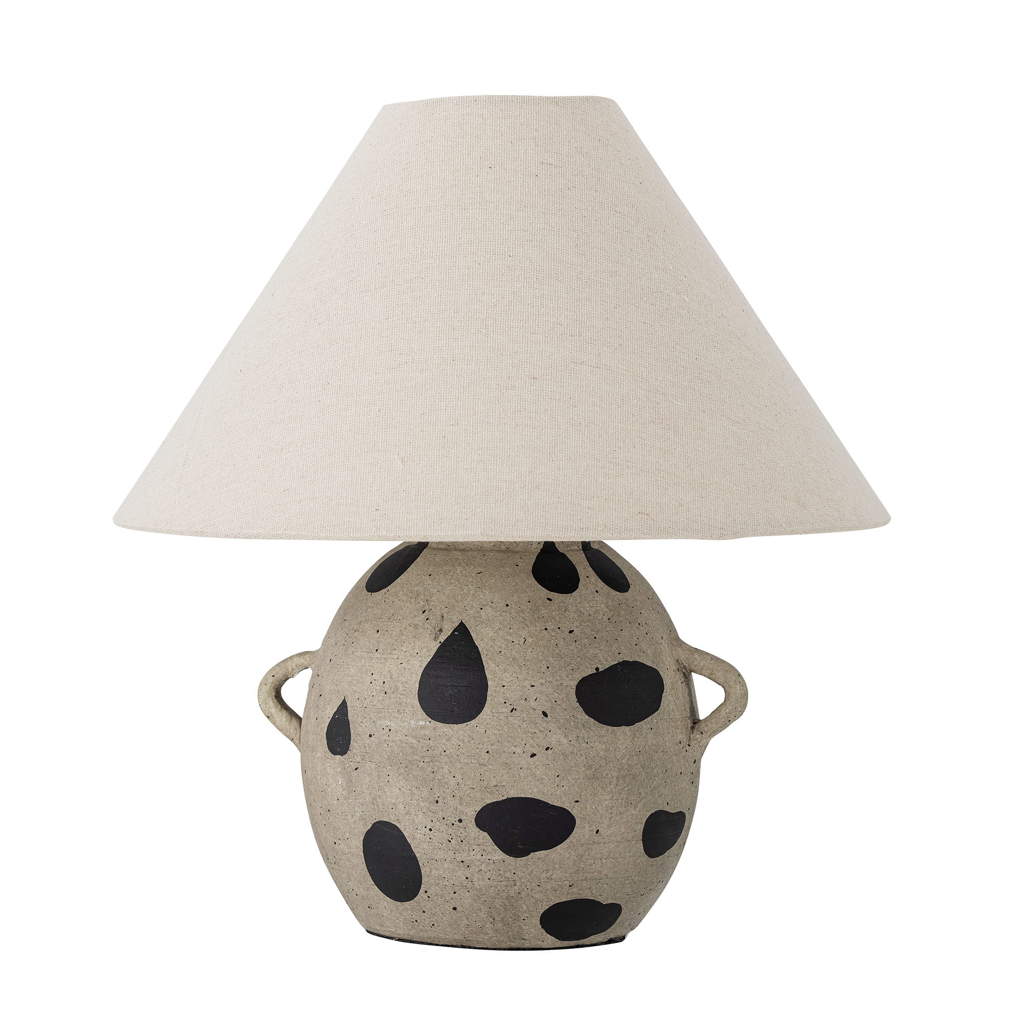 Lampa Nellie kamionka w kropki Śr. 33x37 cm Bloomingville Wabi sabi Bloomingville