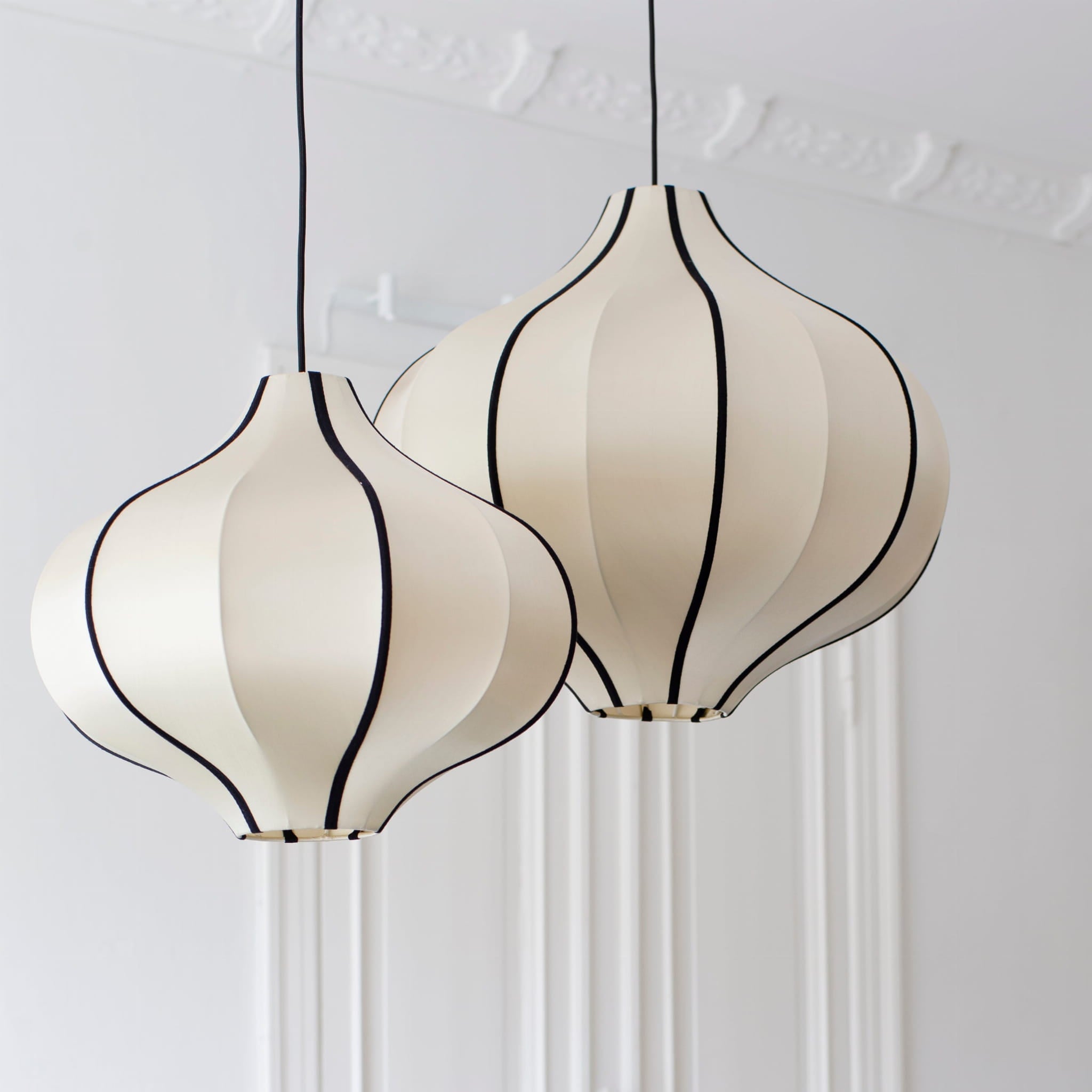Lampa Onion Classic jedwab ø46x39 cebulka OI SOI OI