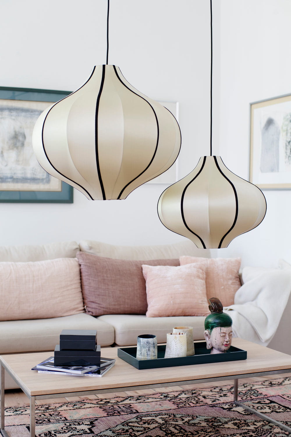 Lampa Onion Classic jedwab ø46x39 cebulka OI SOI OI