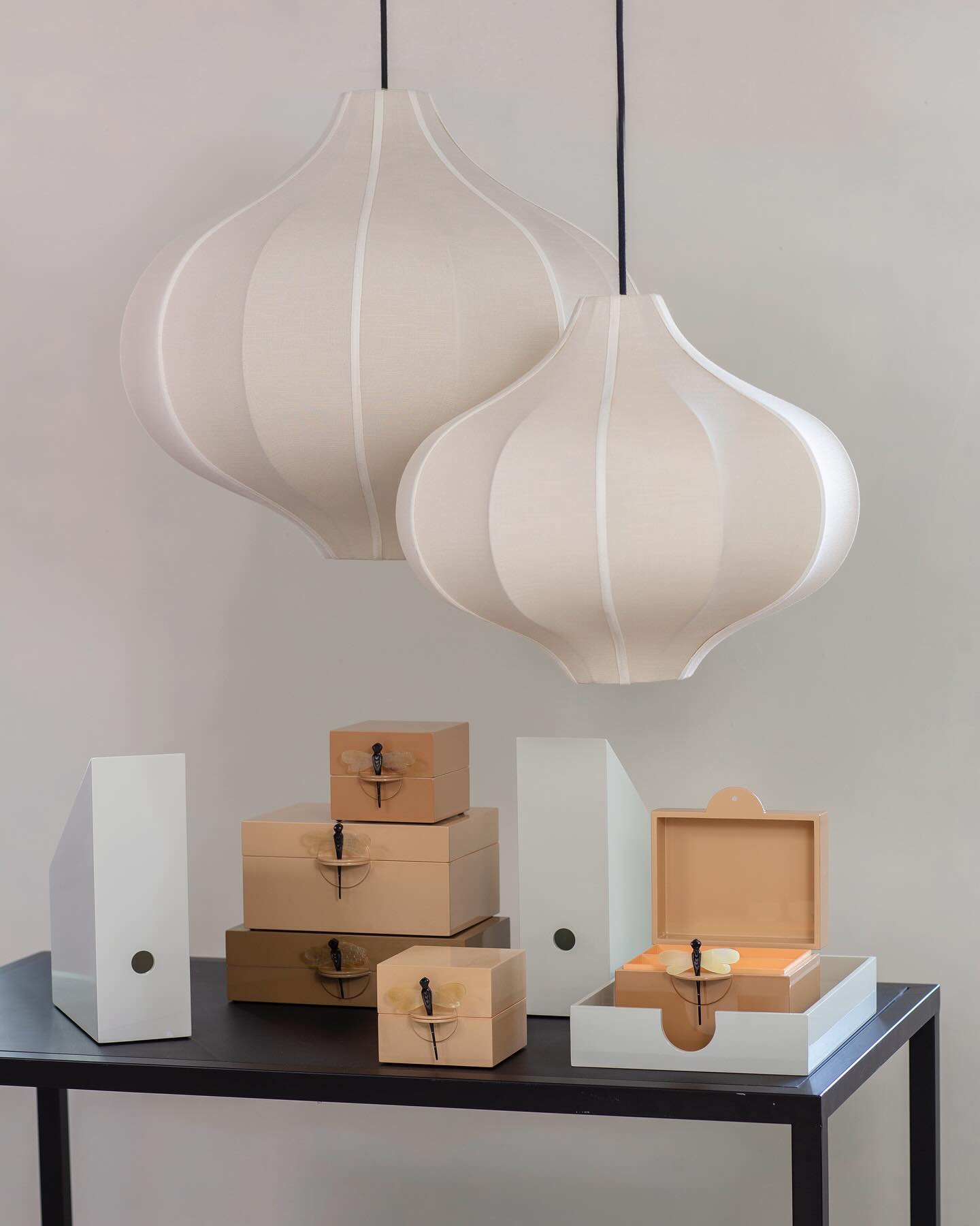Lampa Onion Sand surowy jedwab ø46x39 cebulka OI SOI OI