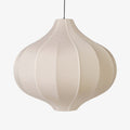 Lampa Onion Sand surowy jedwab ø58x54 cm cebulka OI SOI OI