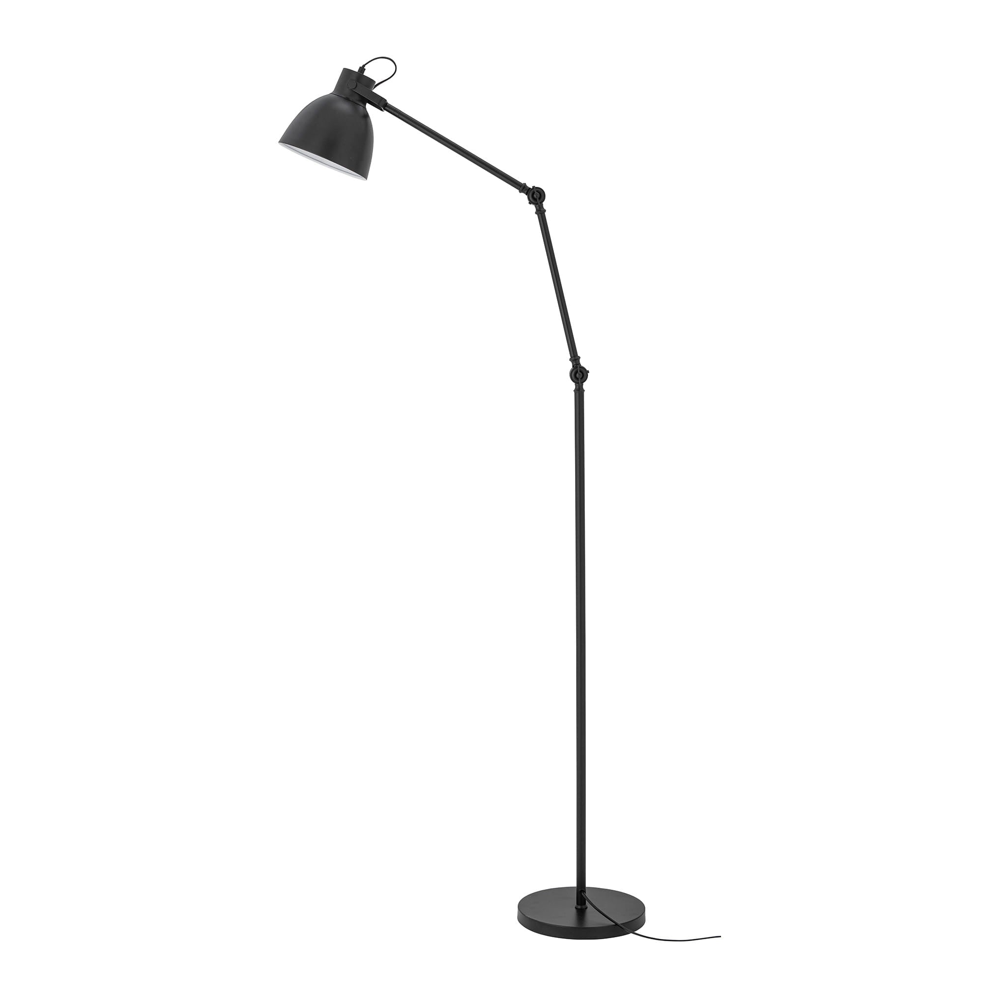 Lampa podłogowa Barca czarna metalowa Bloomingville