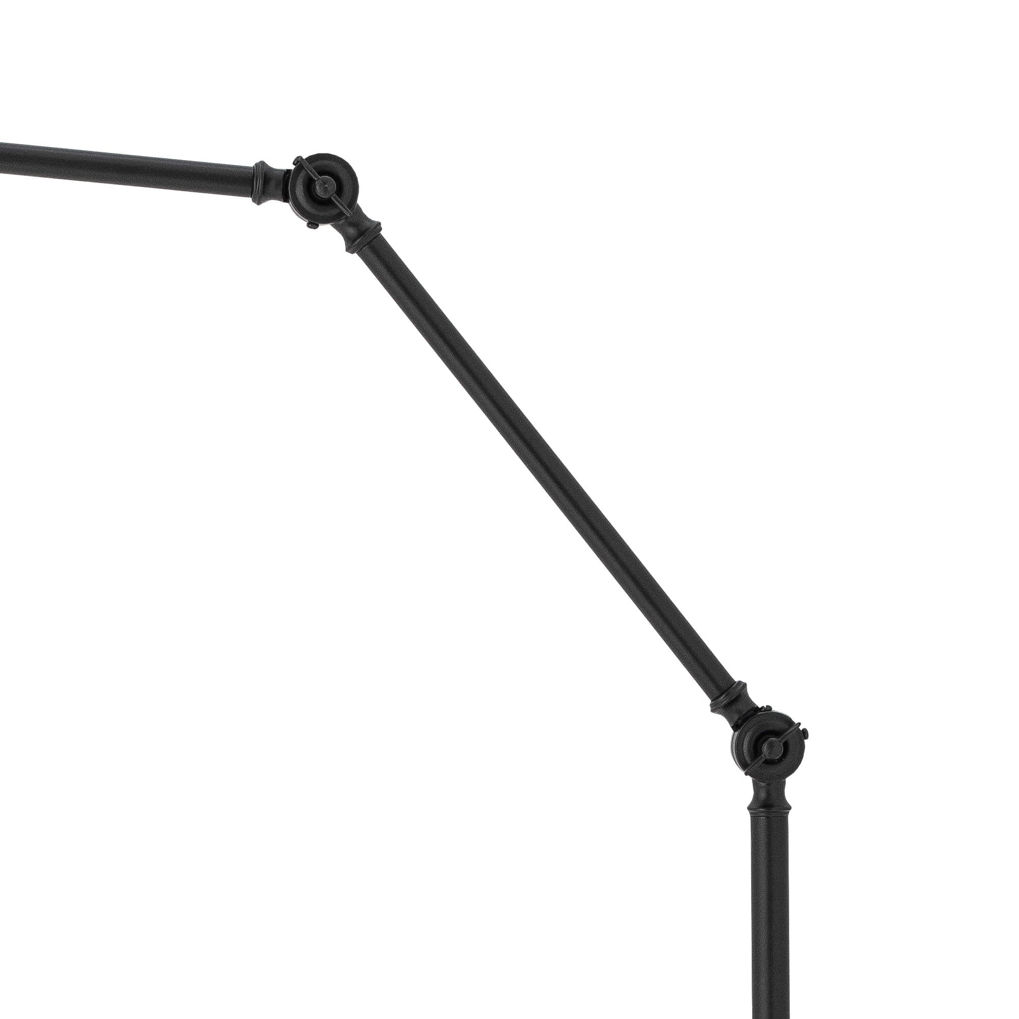 Lampa podłogowa Barca czarna metalowa Bloomingville