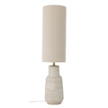 Lampa podłogowa Linetta biała kamionka Bloomingville