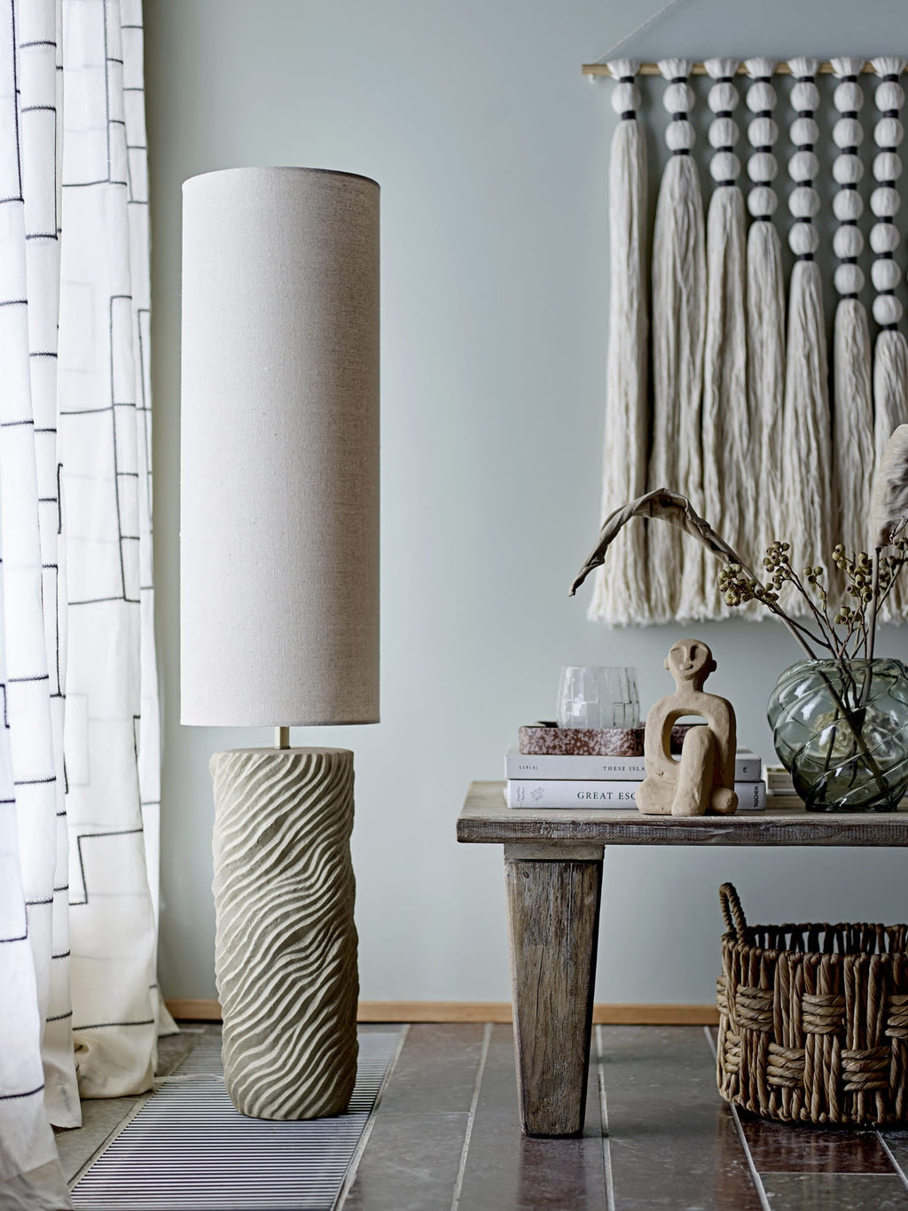 Lampa podłogowa Payah naturalny Kamionka Bloomingville