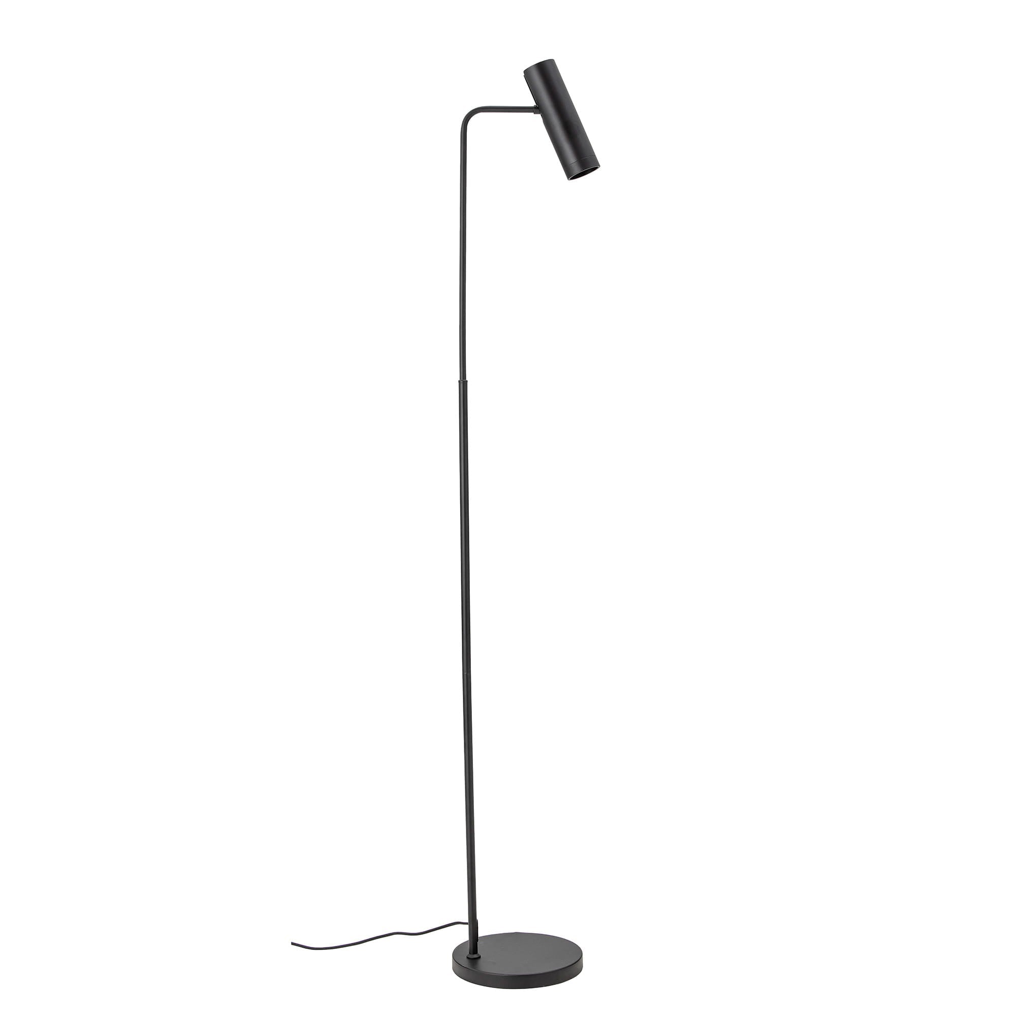 Lampa podłogowa Roberto 155 cm metalowa czarna minimalistyczna Bloomingville