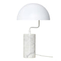 Lampa Poise biały marmur modern Hübsch