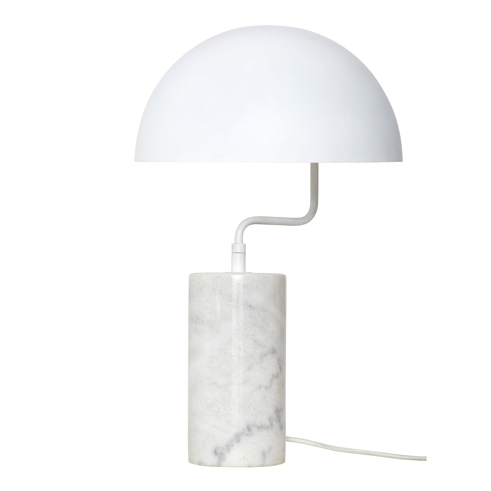 Lampa Poise biały marmur modern Hübsch