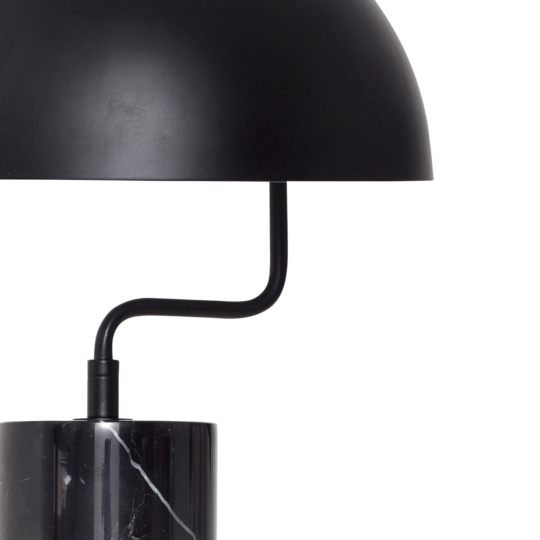 Lampa Poise czarny marmur modern Hübsch