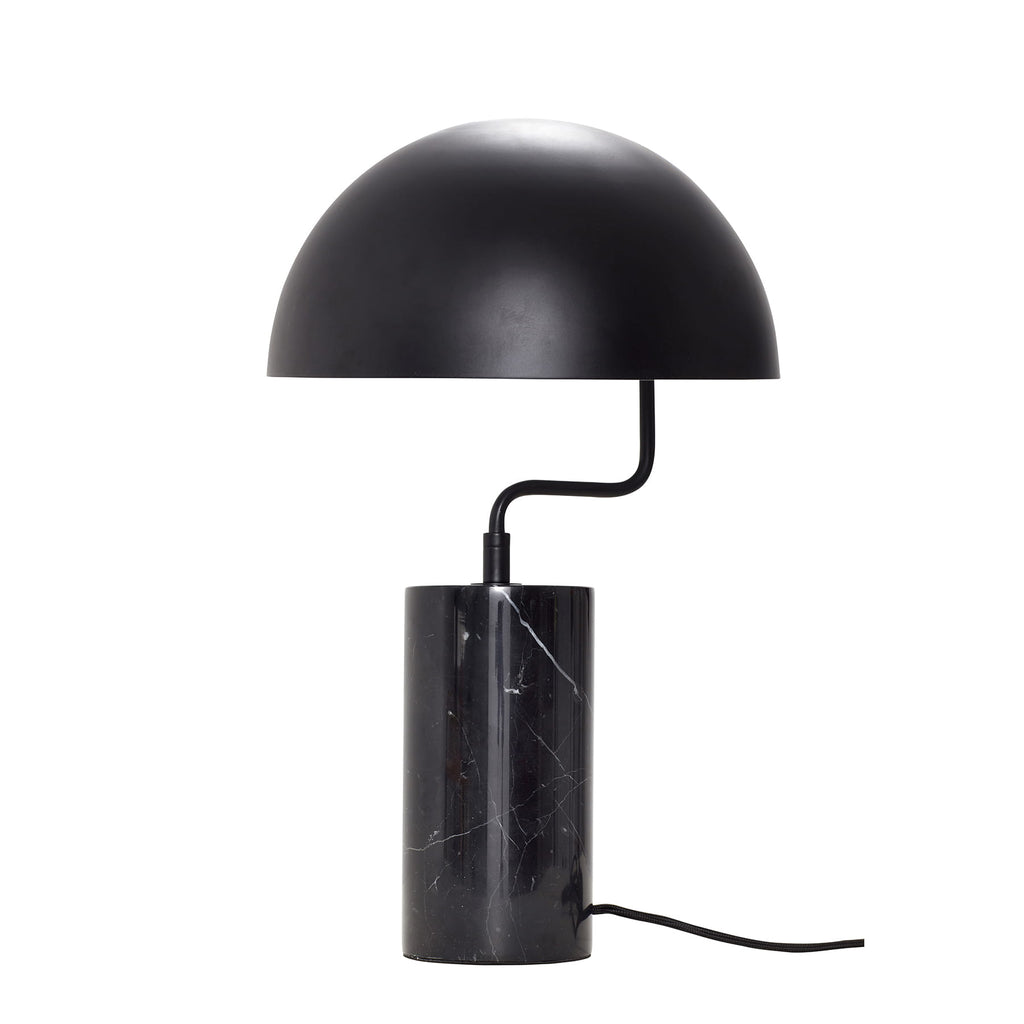 Lampa Poise czarny marmur modern Hübsch