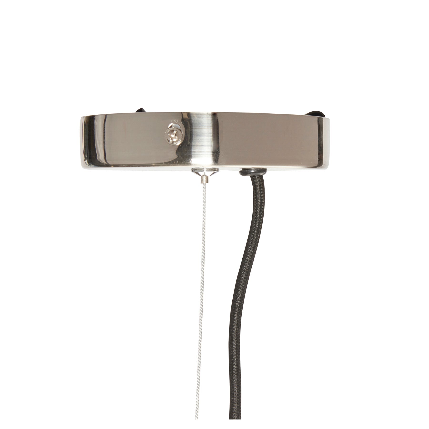 Lampa Ripple duża przezroczyste szkło prążkowane ø41x32cm Hübsch